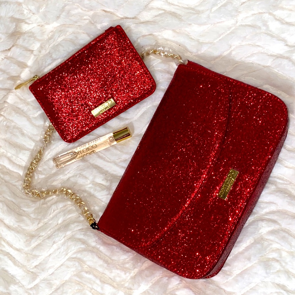 Jimmy Choo Handbag, Coin Purse, & Spray